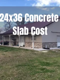 24x36 Concrete Slab Cost