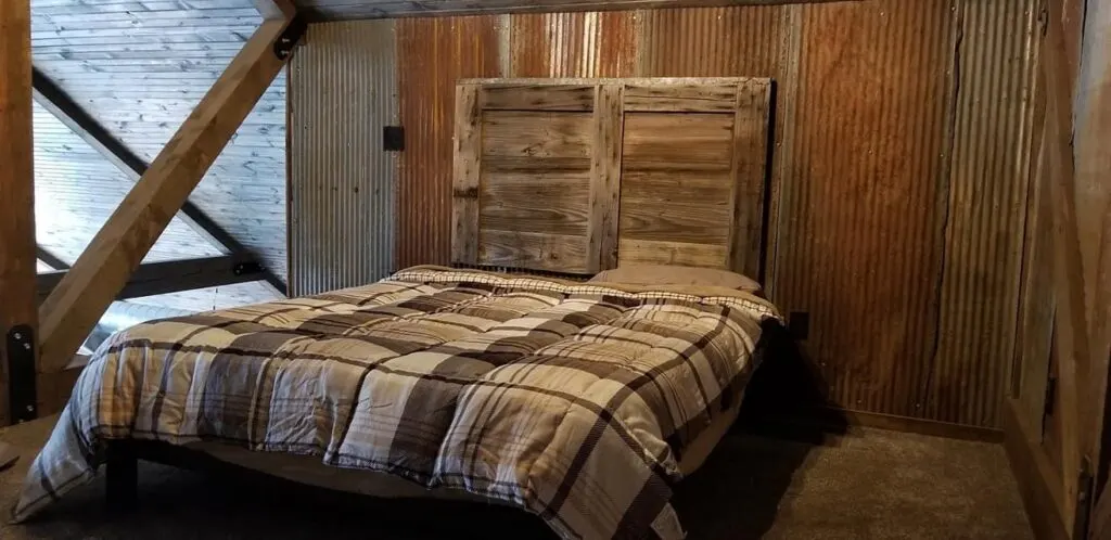 Loft open bedroom 