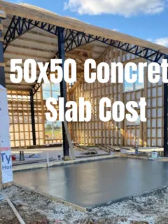 50x50 Concrete Slab Cost
