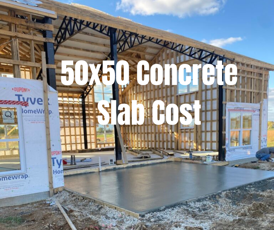 50x50 Concrete Slab Cost