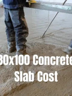 80x100 Concrete Slab Cost