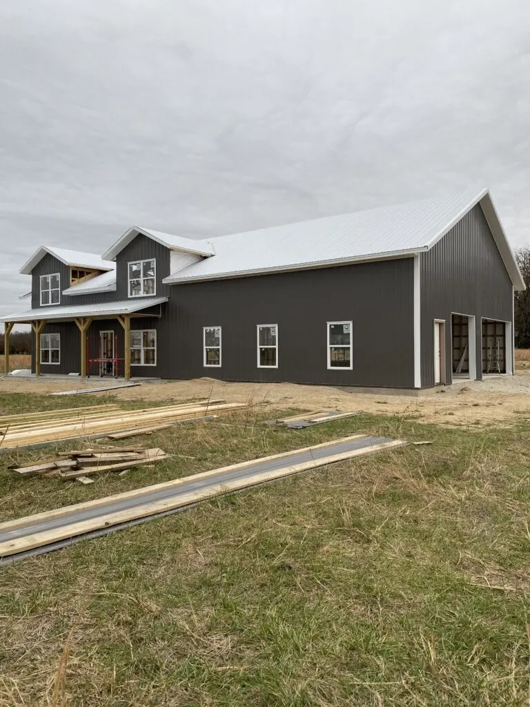 Barndominium exterior