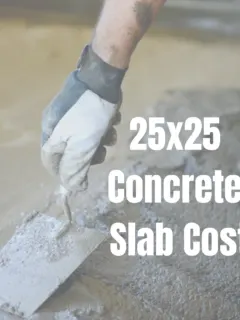 25x25 Concrete Slab Cost