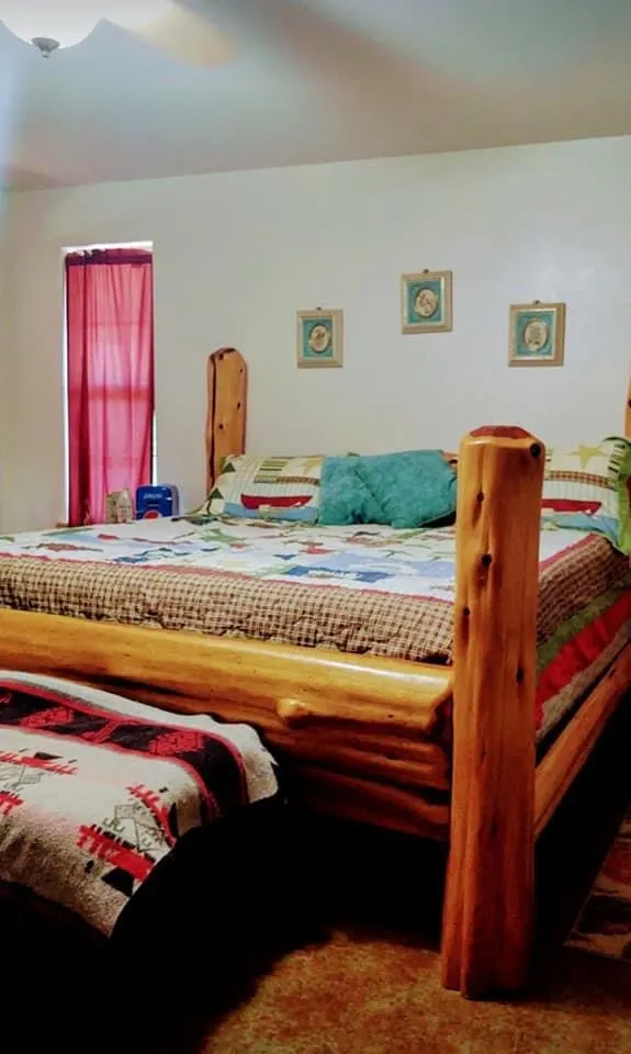 oklahoma barndominium bedroom interior