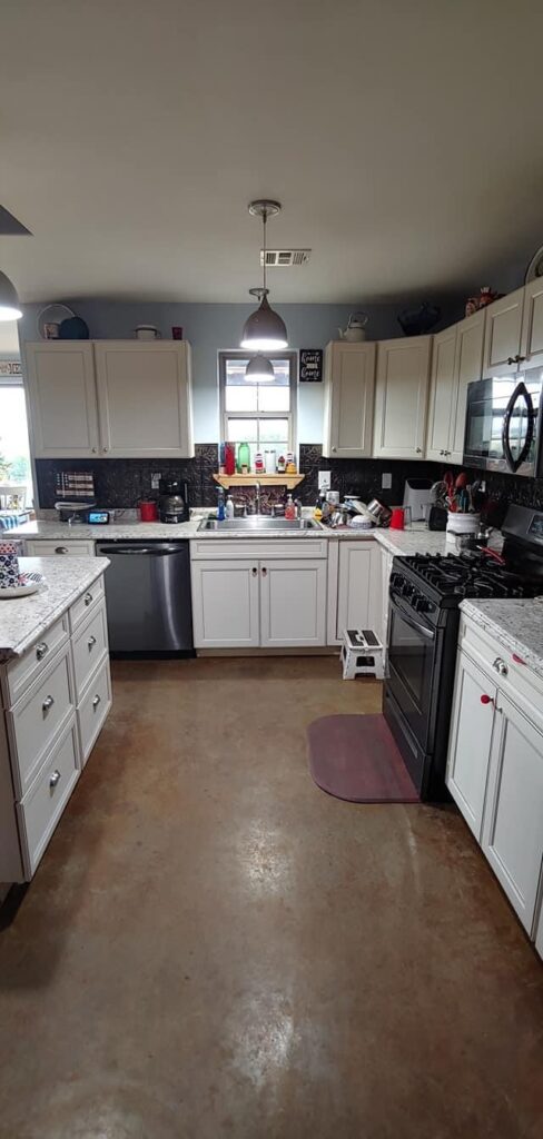oklahoma barndominium kitchen interior