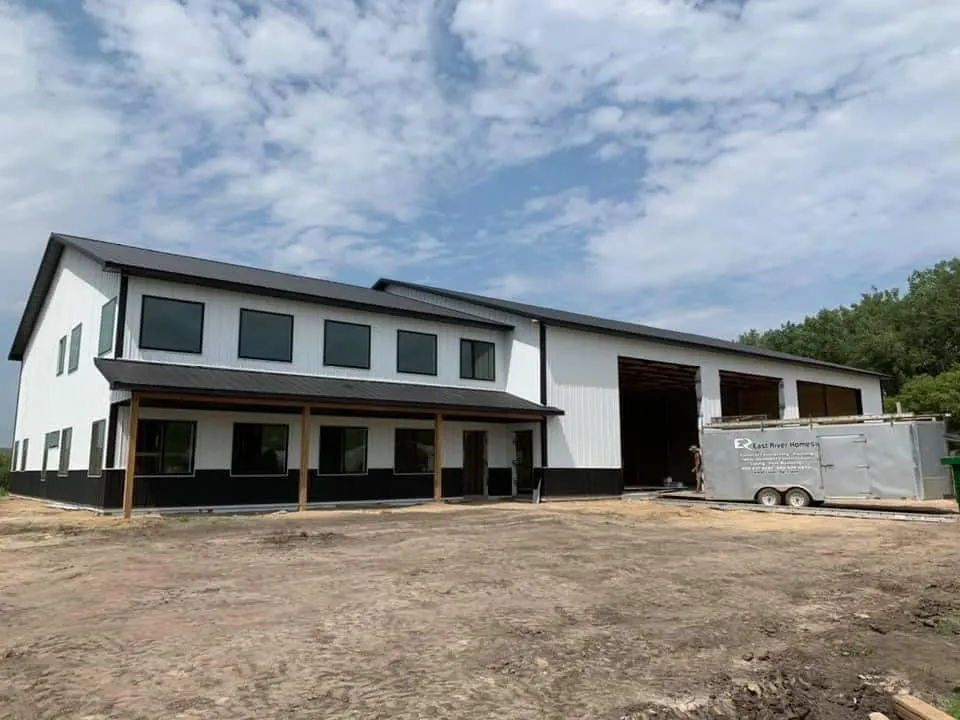 South Dakota Barndominium exterior