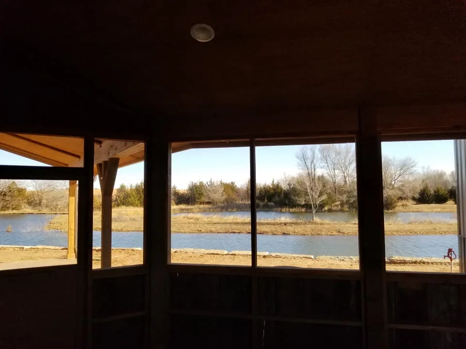 Screened-in porch