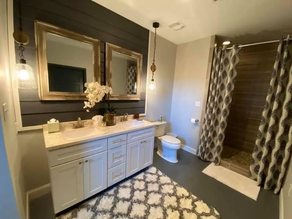 Inside the bathroom