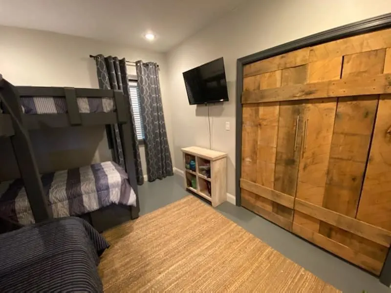 Bedroom with bunk beds