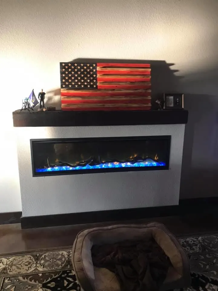 Arkansas Barndominium - Fireplace