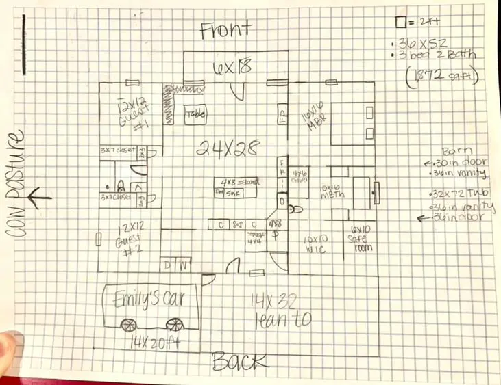 Floor Plan Drawing