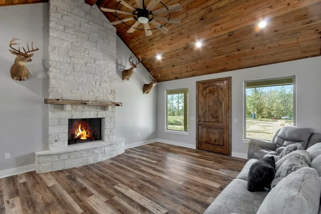 Texas Barndominium - Living room