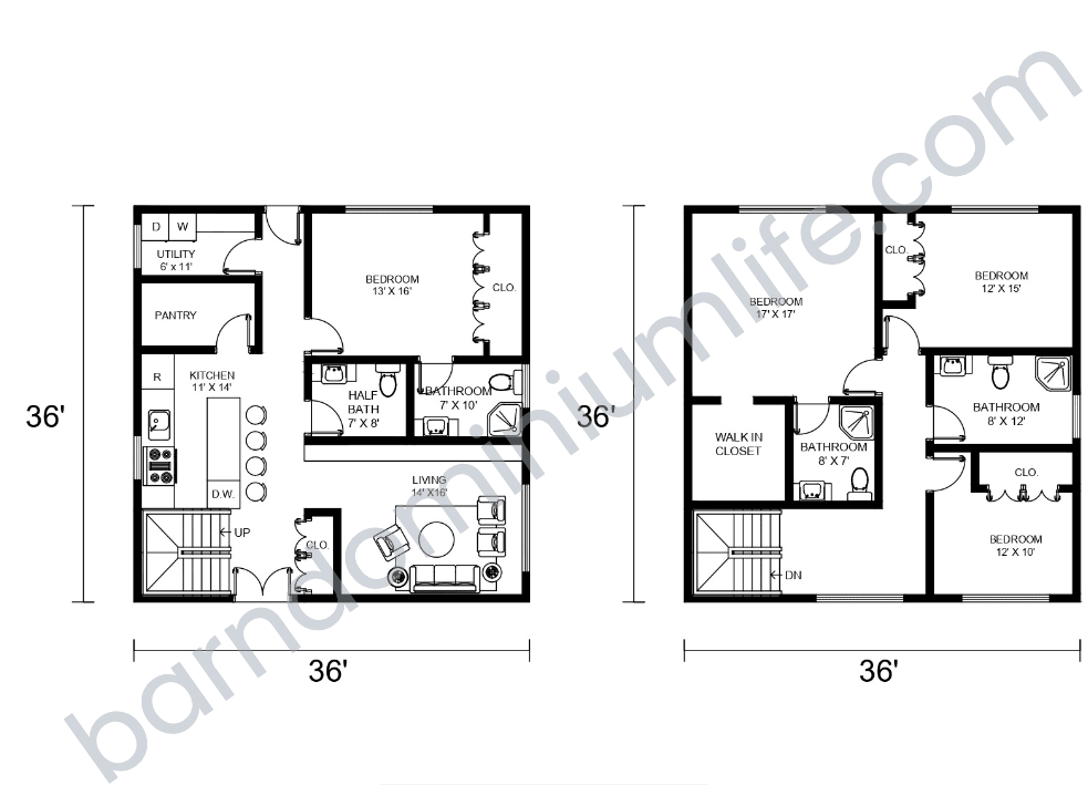 two-story barndominiums