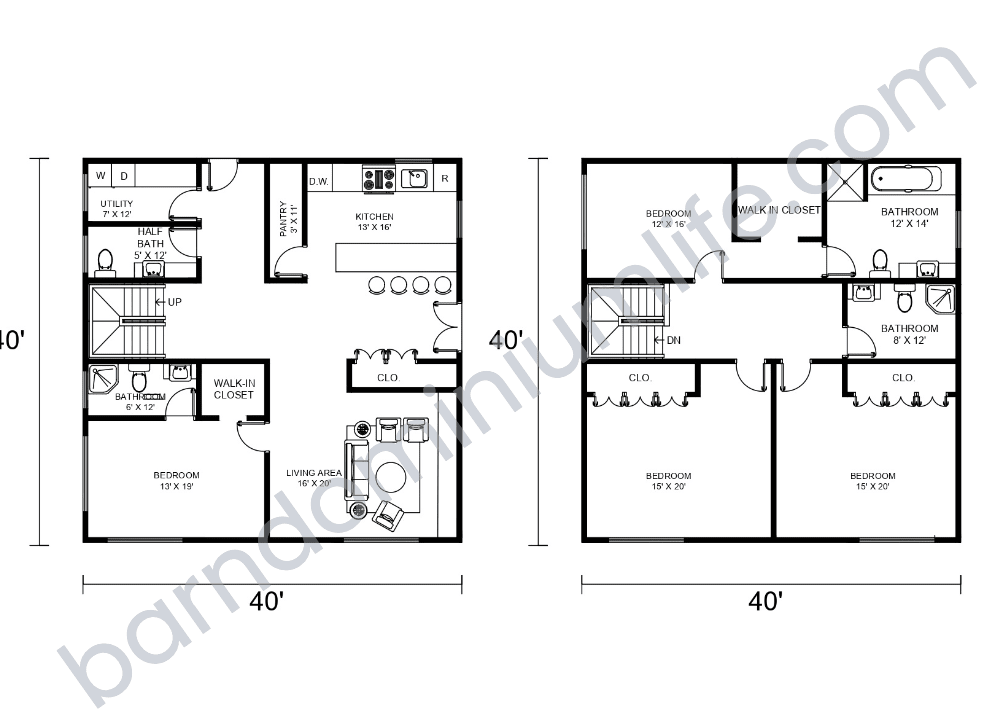 two-story barndominiums