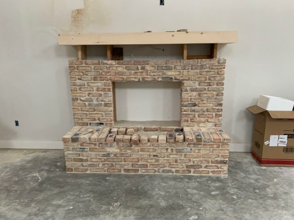 Unfinished Fireplace