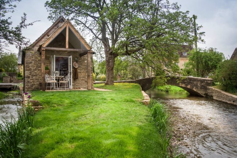Barndominium with Stone Exterior historic cottage by the river