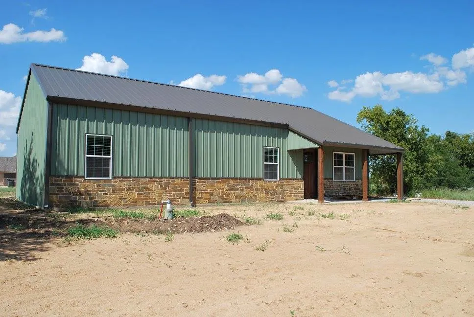 Charming Decatur Metal Home by HL Custom Homes exterior