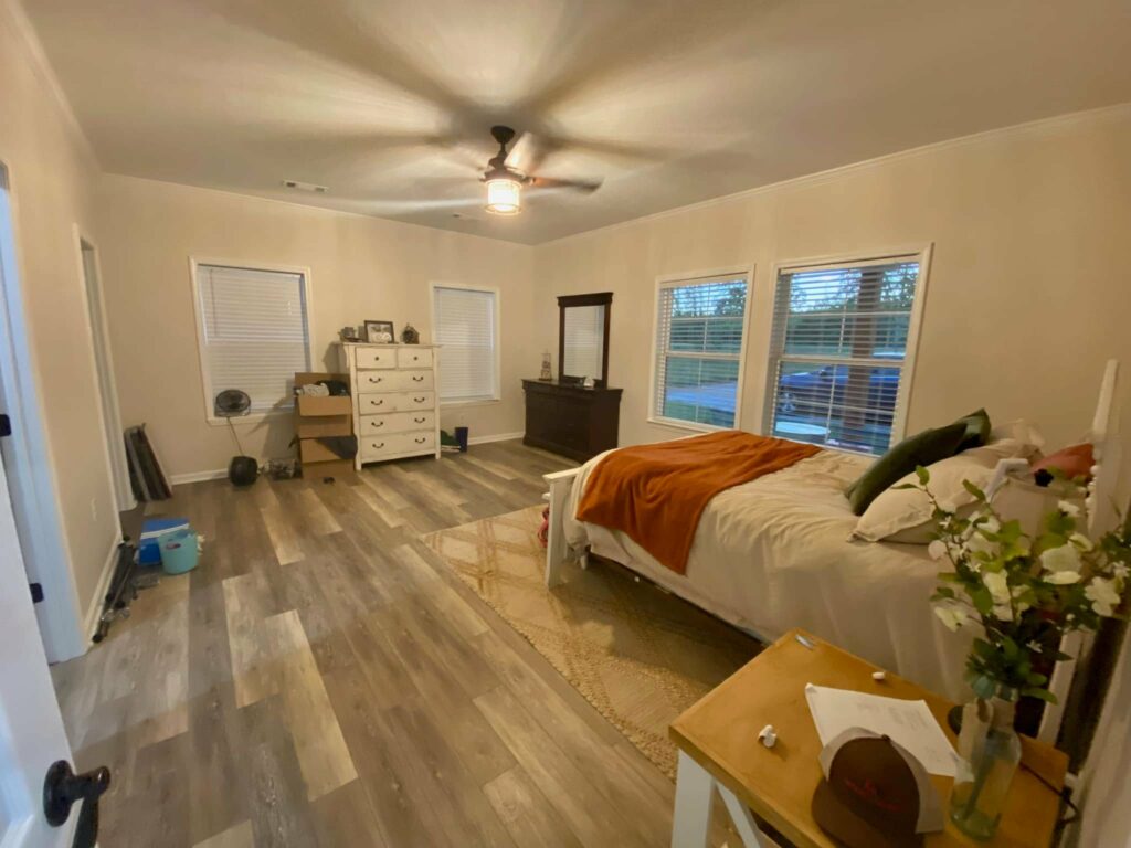 Hix's Barndominium in Troy, Alabama - Bedroom 1