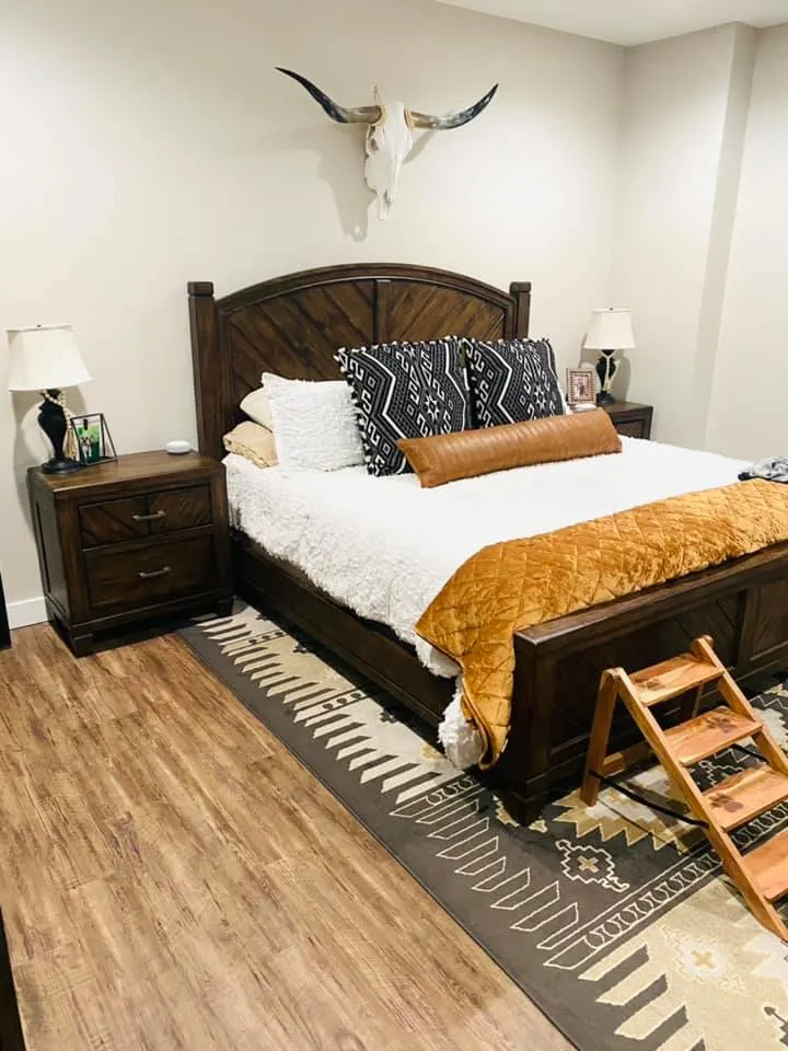 Comer Couple's Georgia Barndominium - Master Bedroom 