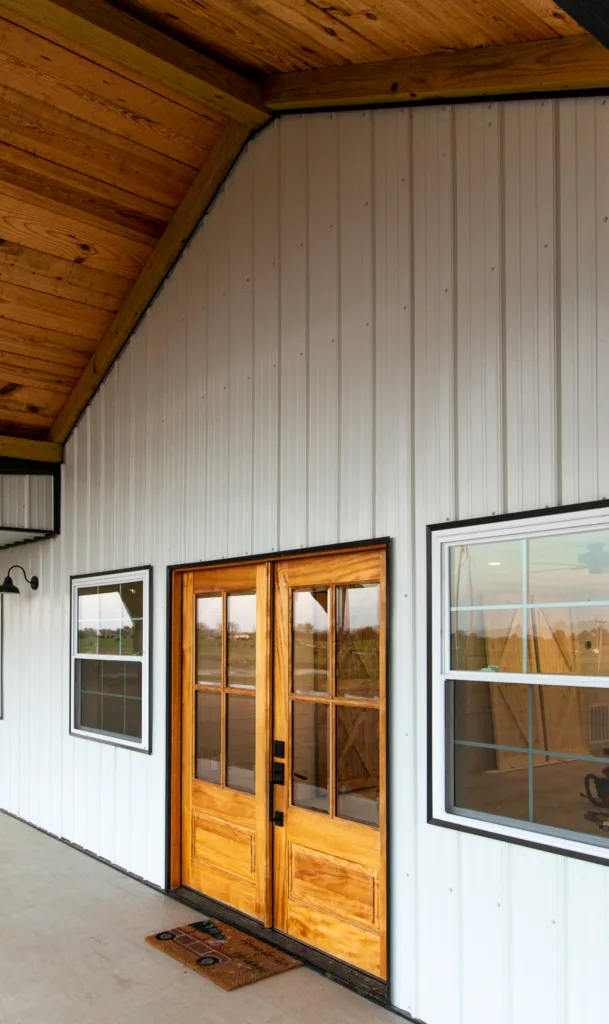 Angel Family Barndominium in Springfield, MO - Front Door 3