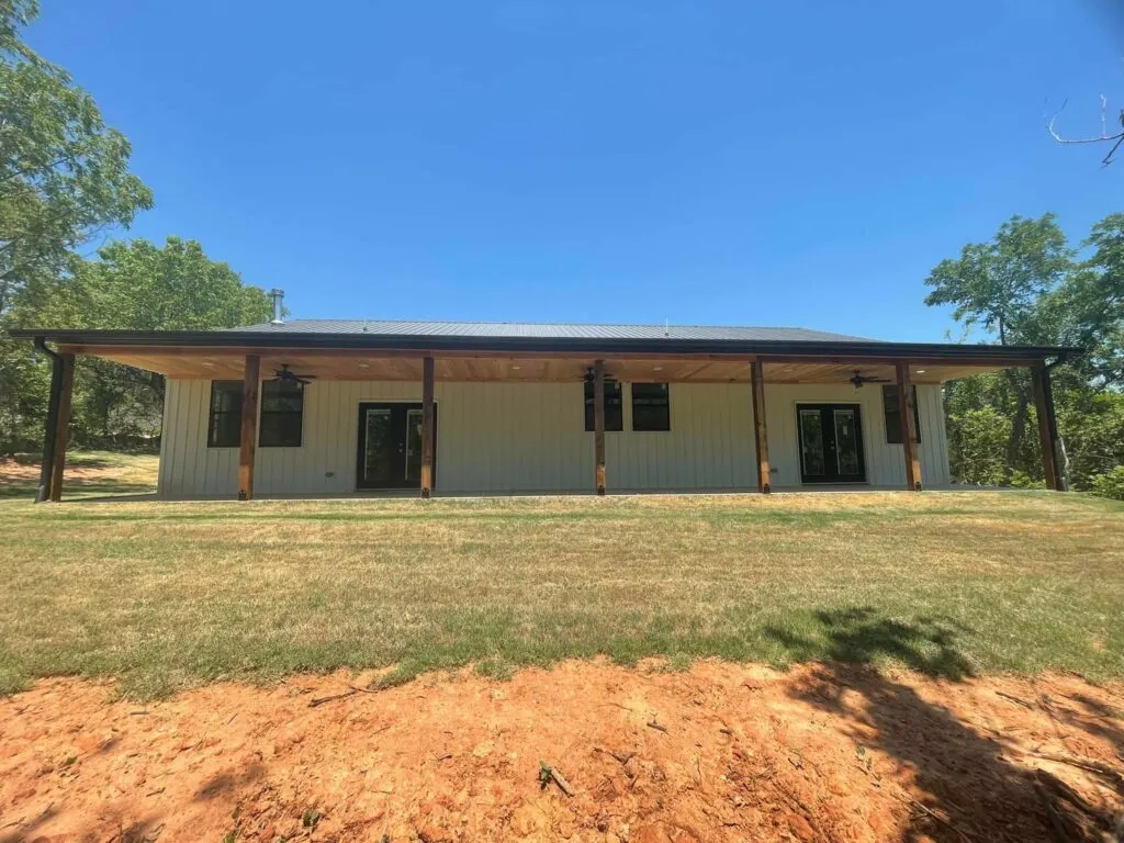 Newalla, Oklahoma Barndominium - Exterior Back