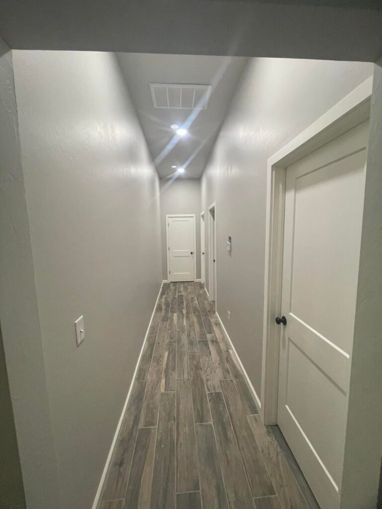 Newalla, Oklahoma Barndominium - Interior Hallway