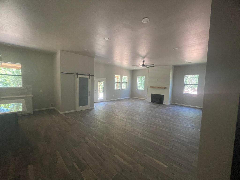 Newalla, Oklahoma Barndominium - Interior Living Room