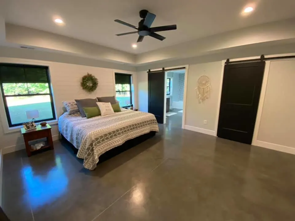 Barndominium Under 300K - Master Bedroom