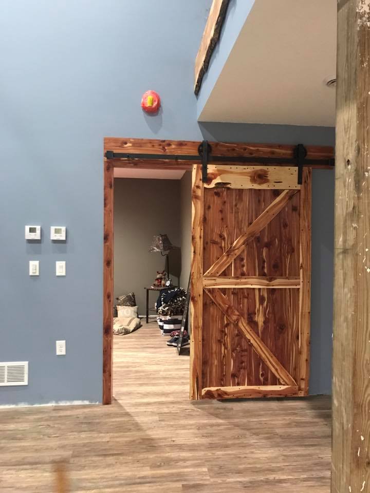 Minnesota Barndominium - Master Bedroom Door