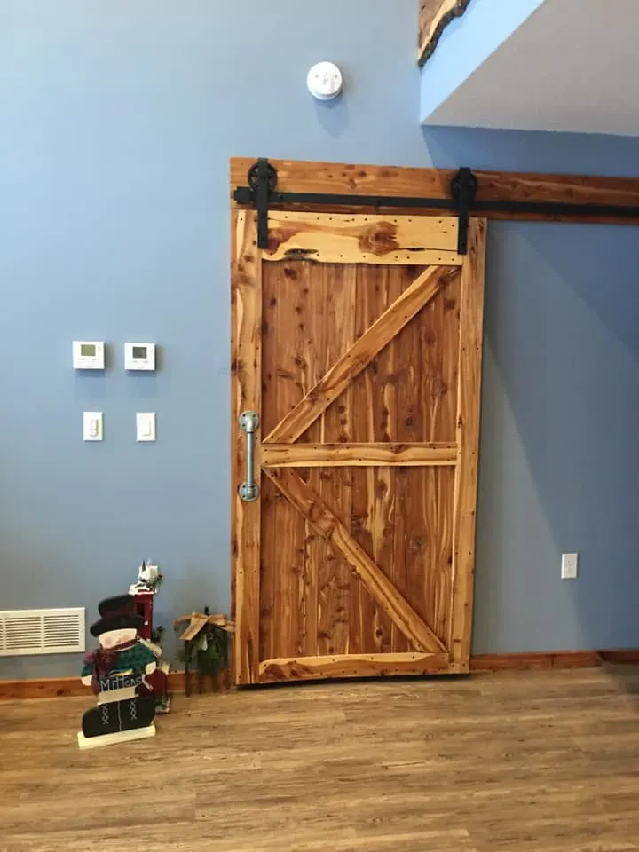 Minnesota Barndominium - Master Bedroom Door 2