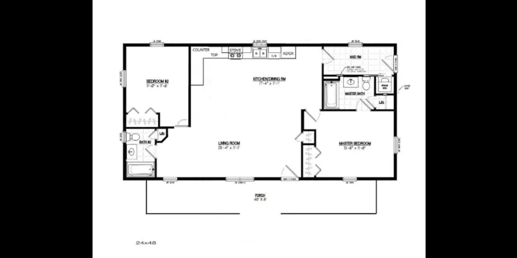 East Kentucky Barndominium - Floor Plan