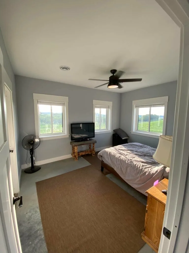 Wisconsin Barndominium - Bedroom