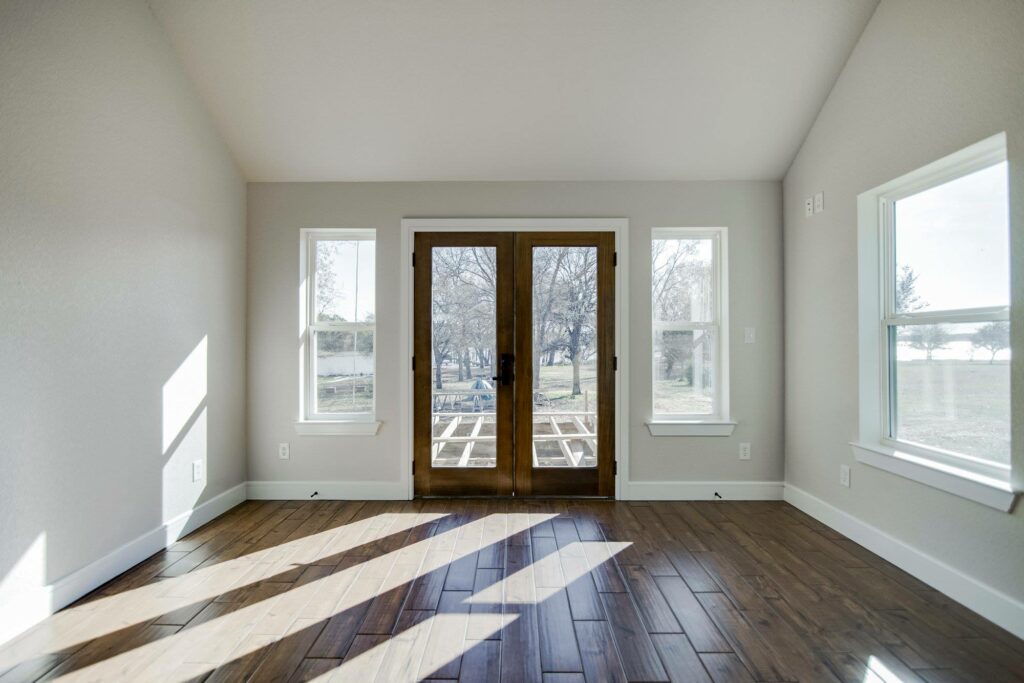 Newark Lake Barndominium - Back Door Interior