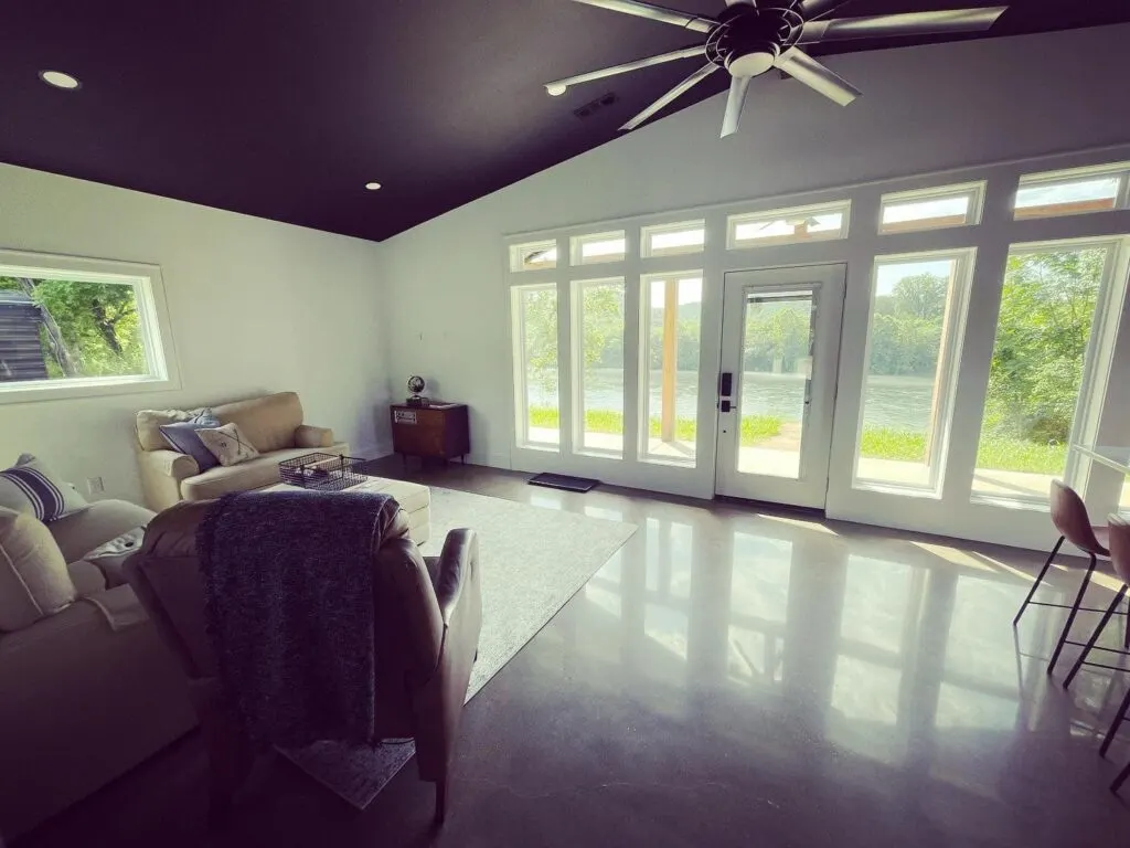 Arkansas Barndominium - Back Wall