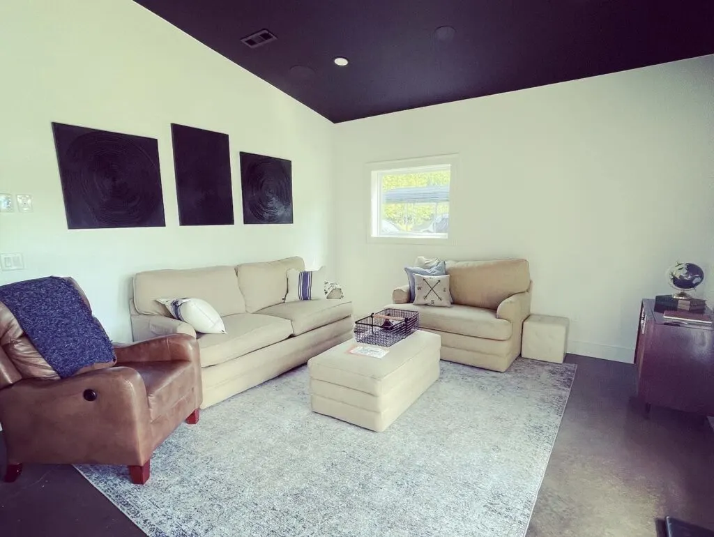 Arkansas Barndominium - Living Room