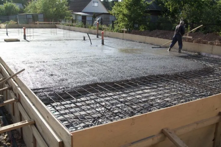 40x70 concrete slab cost
