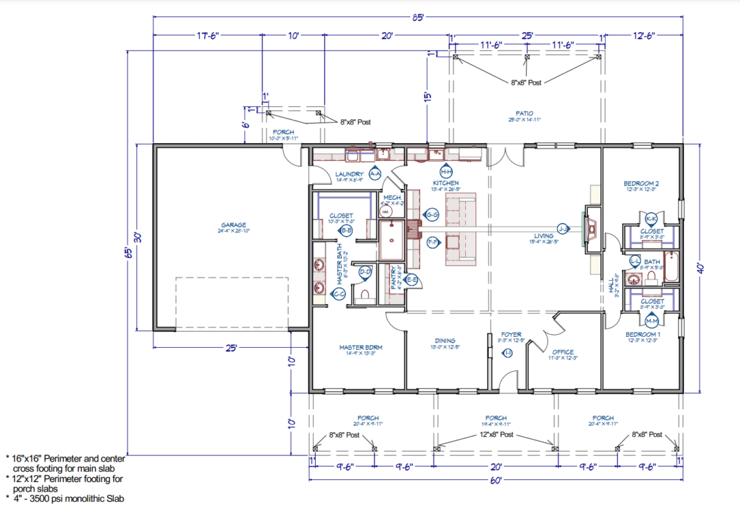 The Best 40x60 Barndominium Floor Plans with Shop [2024]
