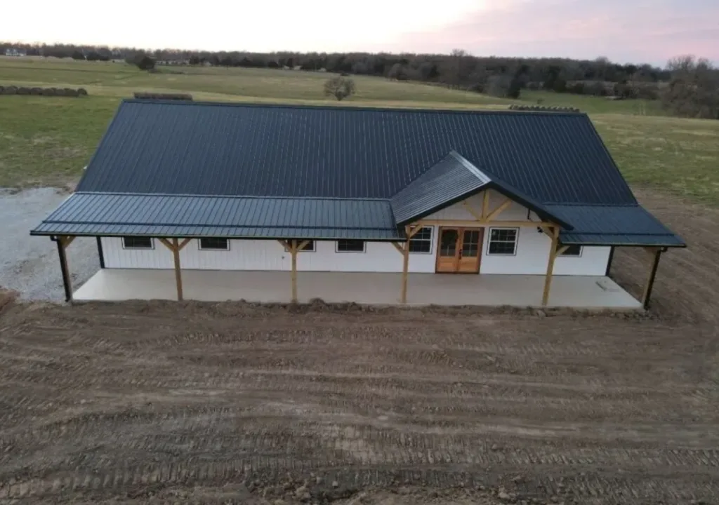 solar panels on a barndo