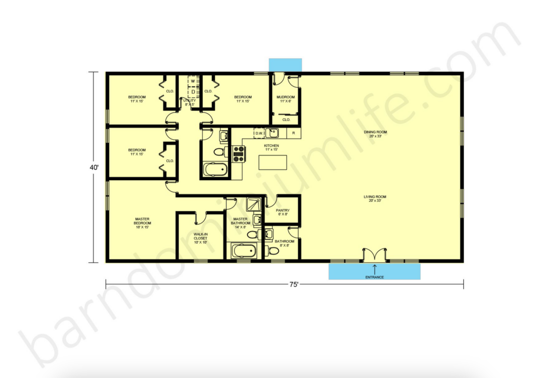 10+ Incredible 3000 Sq Ft Barndominium Floor Plans