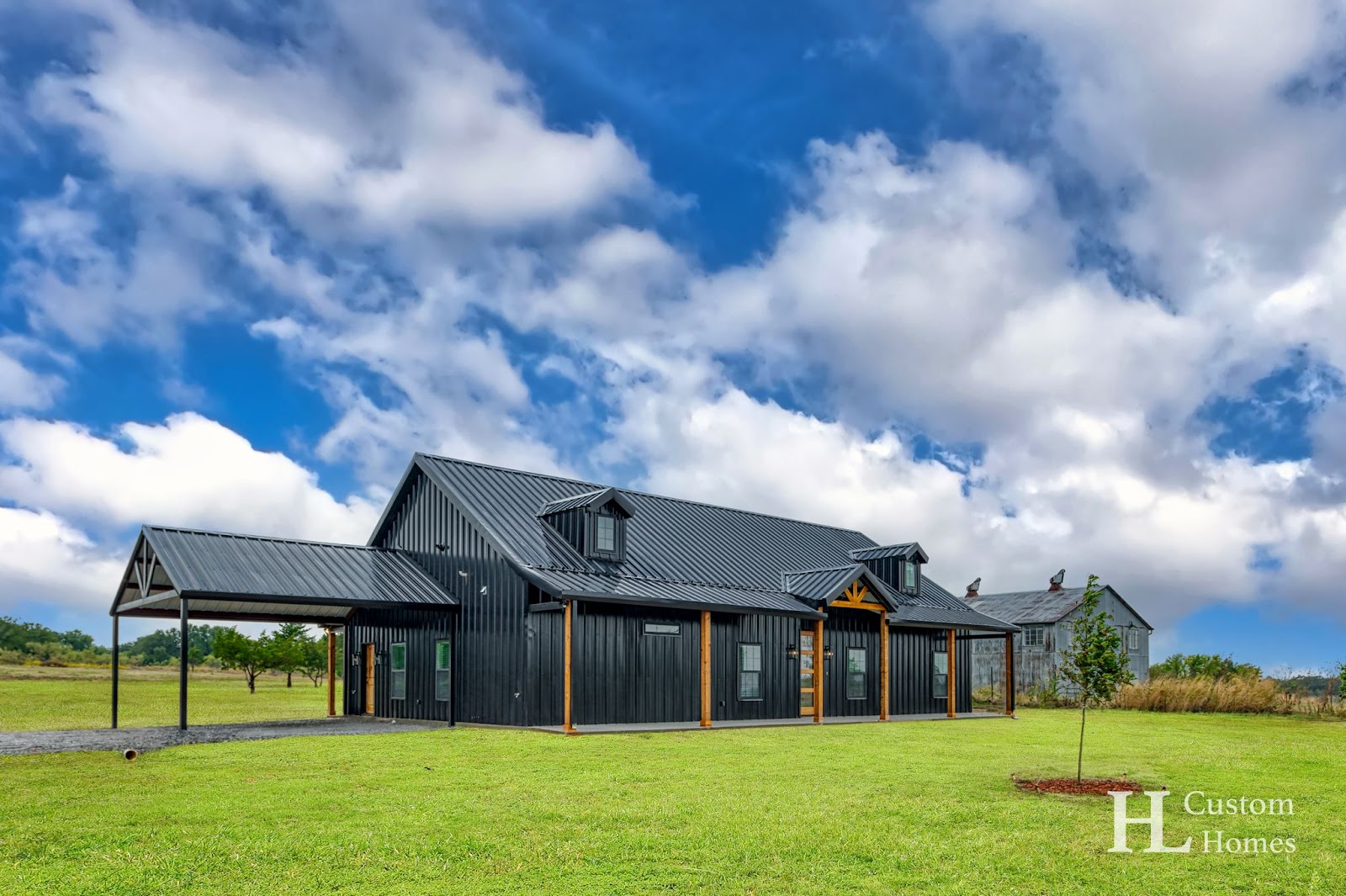 Nocona Barndominium, Texas Build with Dormers, image size:1600x1065