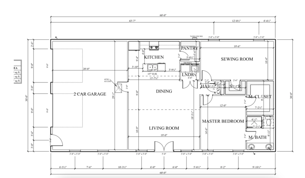 simple barndominium floor plans
