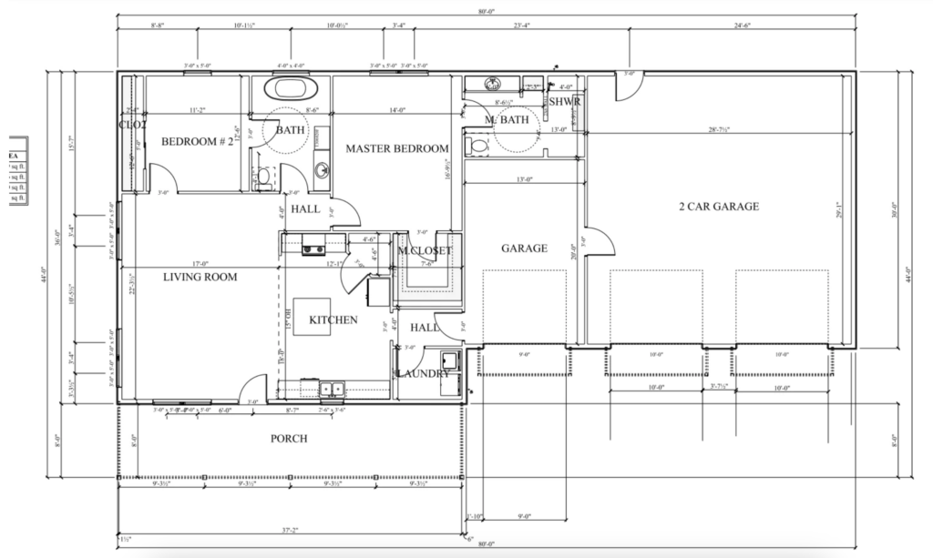 simple barndominium floor plans