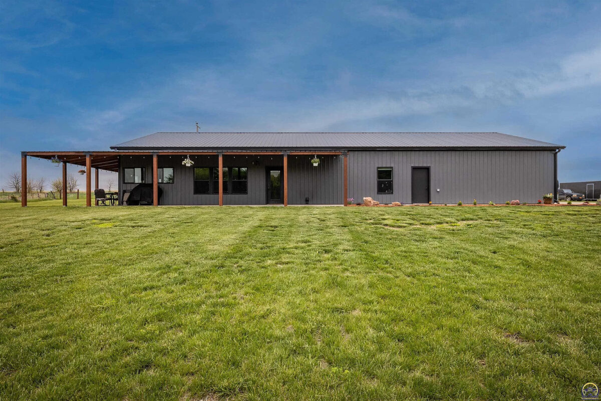 Modern Rustic Kansas Barndominium by Sara Fox (Soldier, KS)