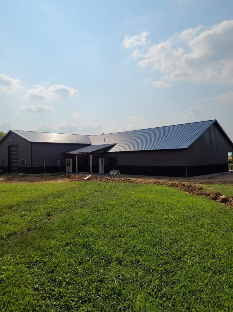 Modern Indiana Barndominium with Large Shop