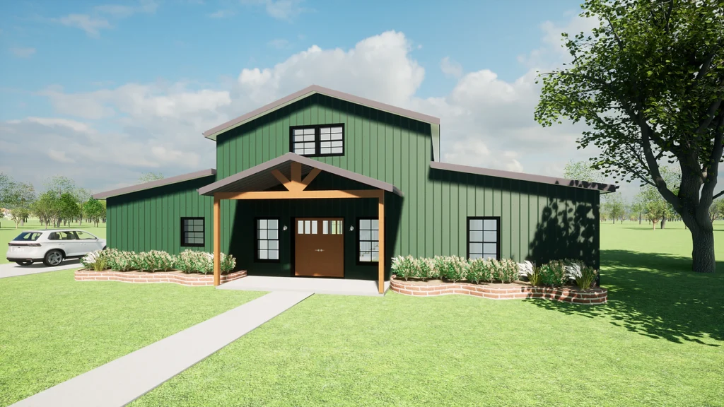 HC-24005 Tuscaloosa Barndominium