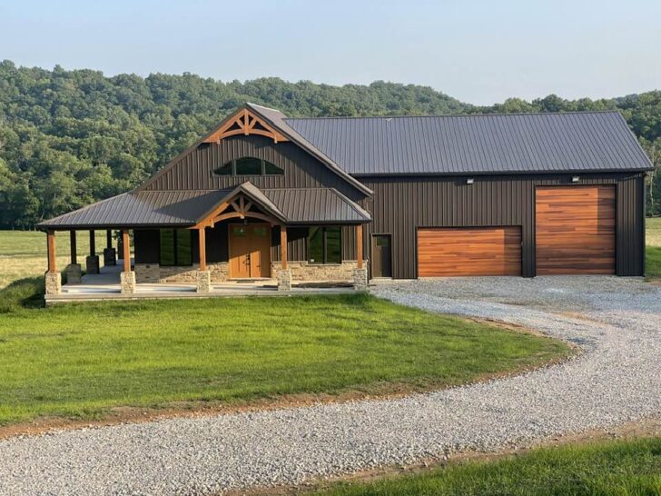 Behren Family Missouri Barndominium with Floor Plan
