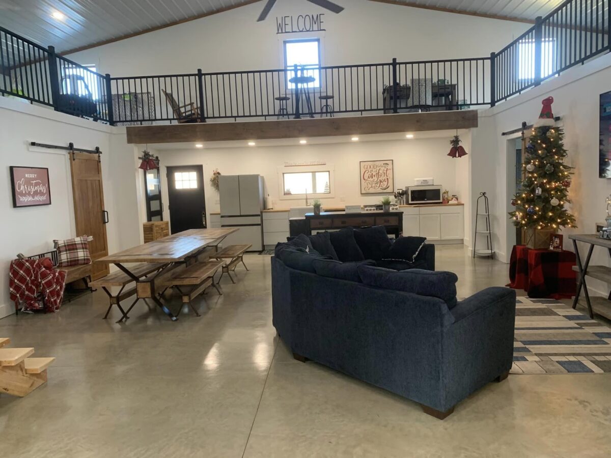 Southern Ohio Barndominium with an RV Garage