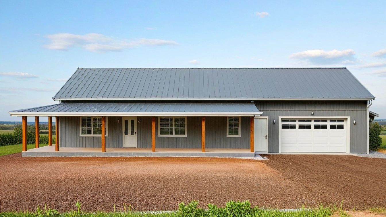 Top Metal Shell Barndominium House Plans