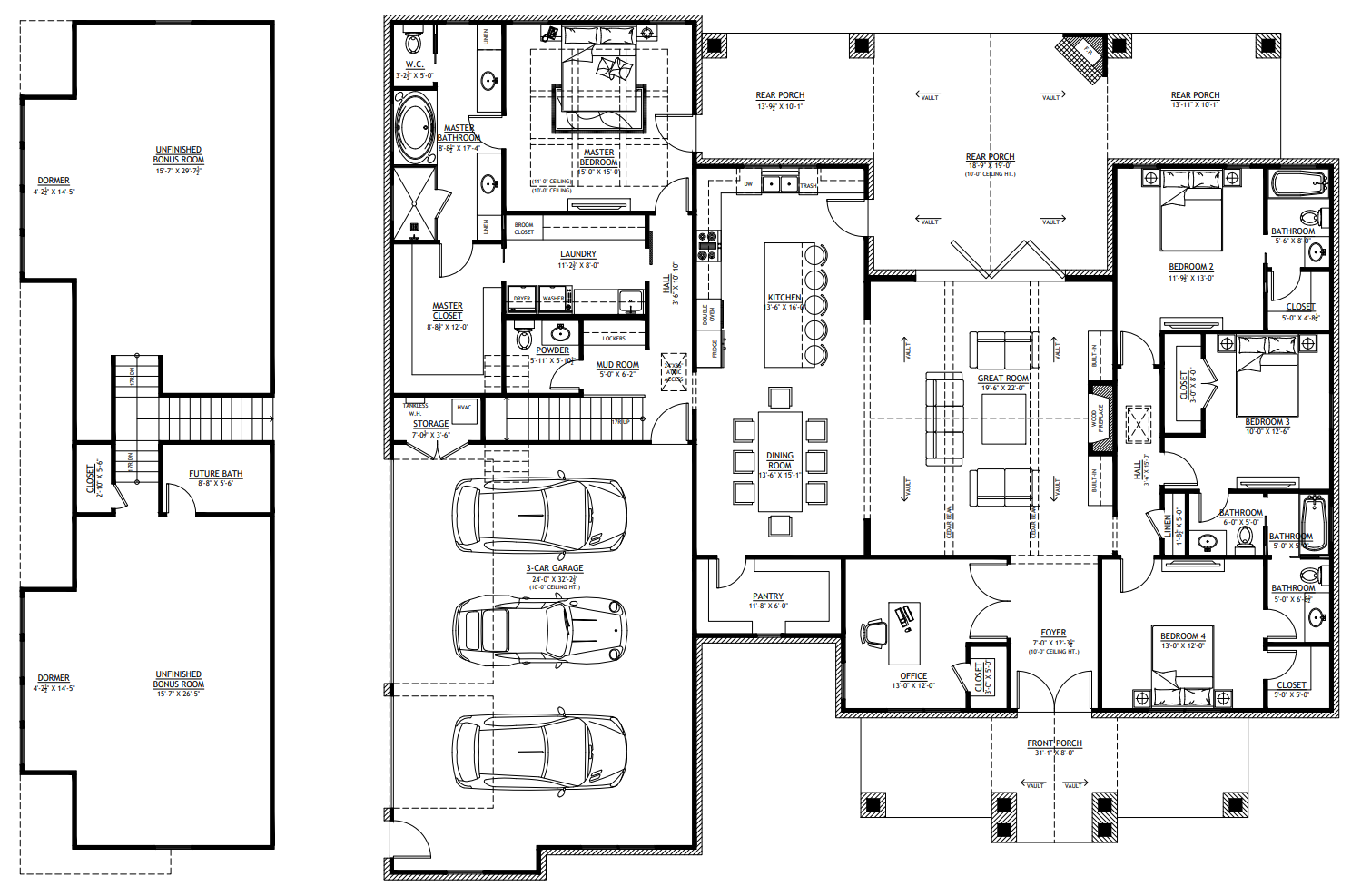 SV-30008 Windsor Custom Home Plan - Barndominium Life