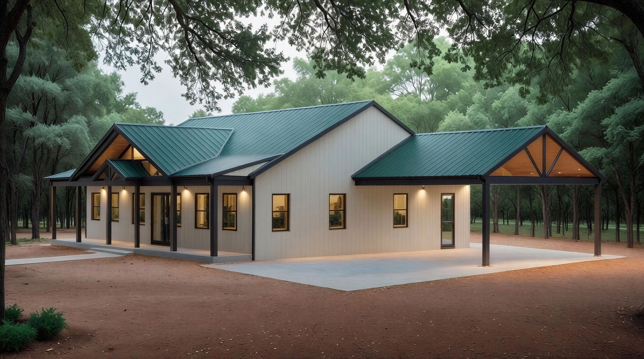 BCO-40132 Dakota Barndominium House Plan - Barndominium Life